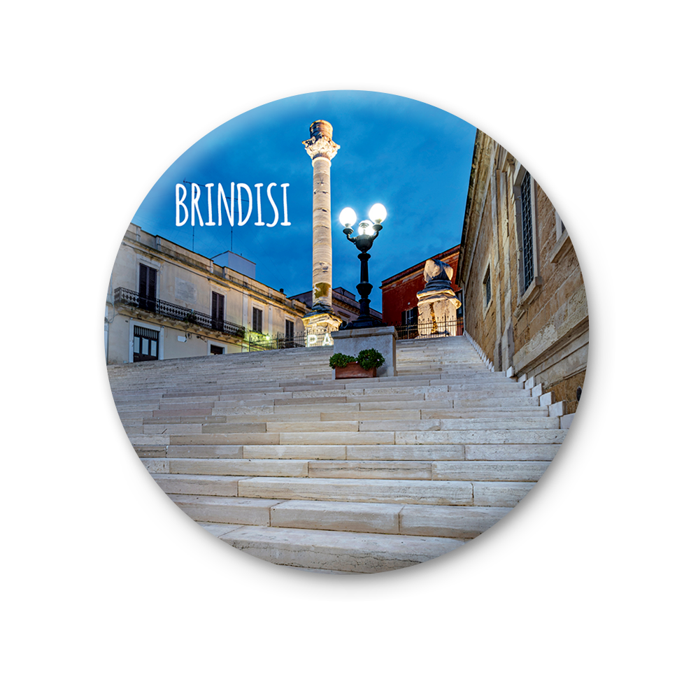 Magnete Fotografico – Puglia, Brindisi | Ø 75 mm