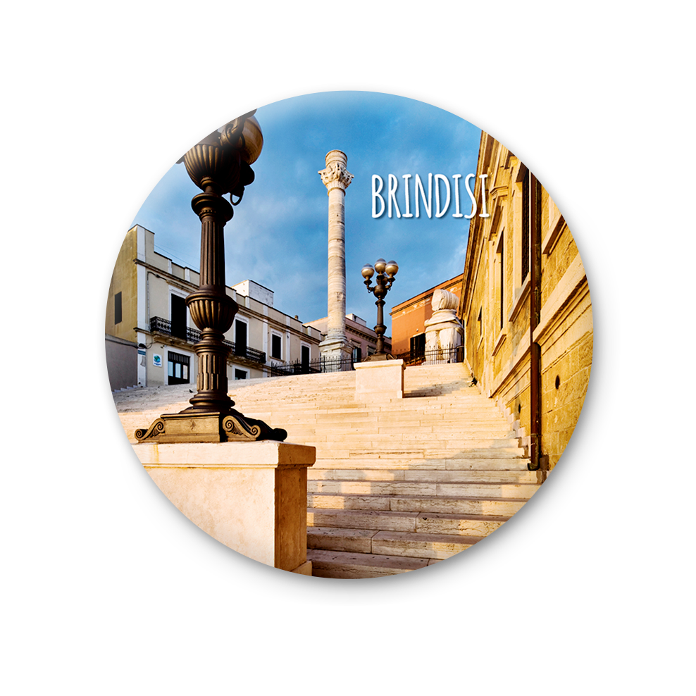 Magnete Fotografico – Puglia, Brindisi | Ø 75 mm