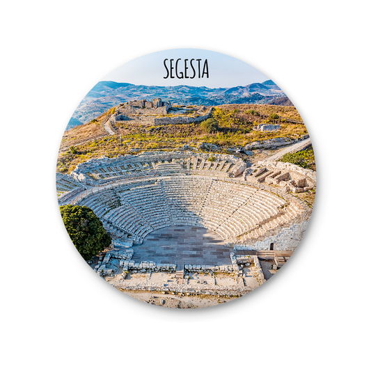 Magnete Fotografico – Sicilia, Segesta, Tempio di Segesta | Ø 75 mm