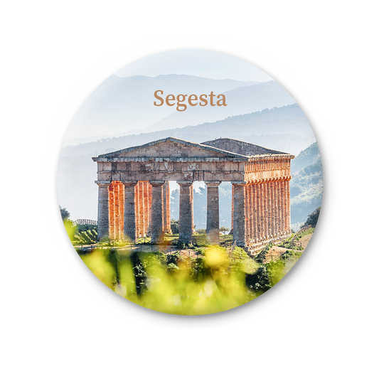Magnete Fotografico – Sicilia, Segesta, Tempio di Segesta | Ø 75 mm