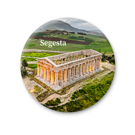 Magnete Fotografico – Sicilia, Segesta, Tempio di Segesta | Ø 75 mm