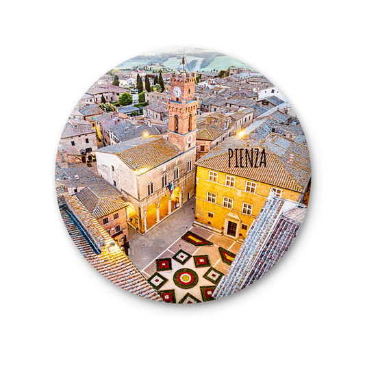 Magnete Fotografico – Toscana, Pienza | Ø 75 mm