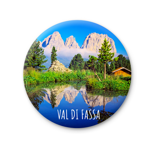 Magnete Fotografico – Trentino-Alto Adige, Val di Fassa Ø 75 mm
