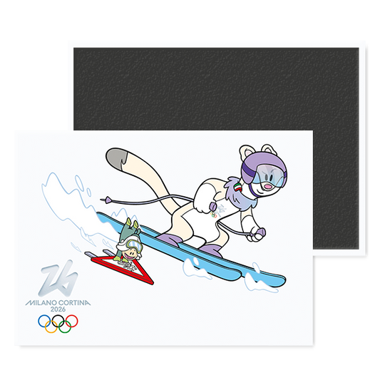 Tina & Flo, Sci alpino - Magnete Giochi Olimpici Invernali