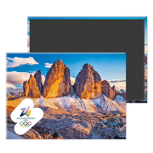 Tre Cime di Lavaredo (Drei Zinnen) - Magnete Giochi Olimpici Invernali