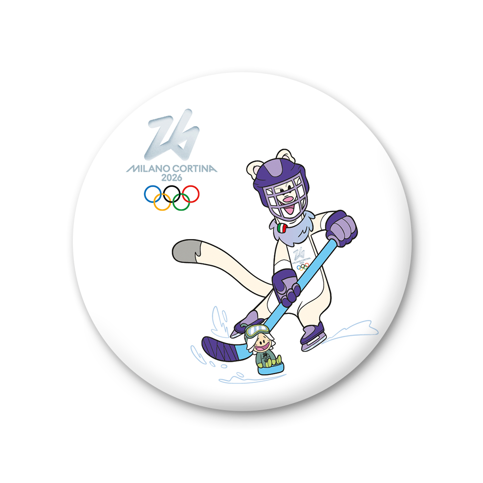 Tina & Flo - Ice Hokey - Magnete Giochi Olimpici Invernali