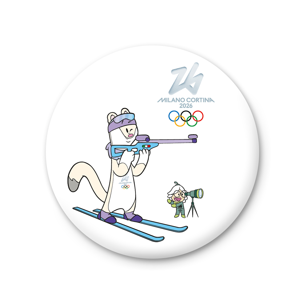 Tina & Flo - Biathlon - Magnete Giochi Olimpici Invernali