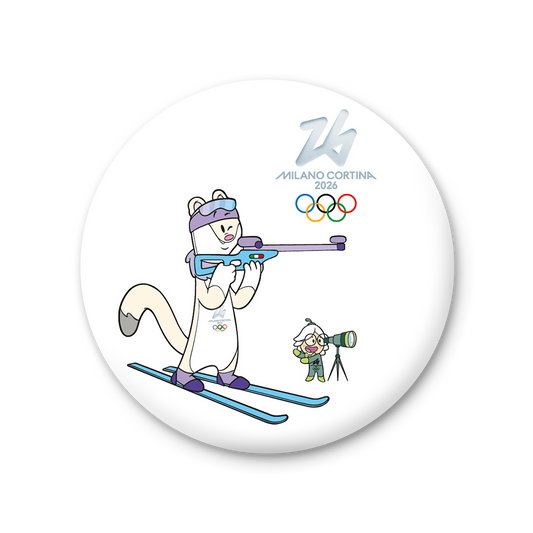 Tina & Flo - Biathlon - Magnete Giochi Olimpici Invernali