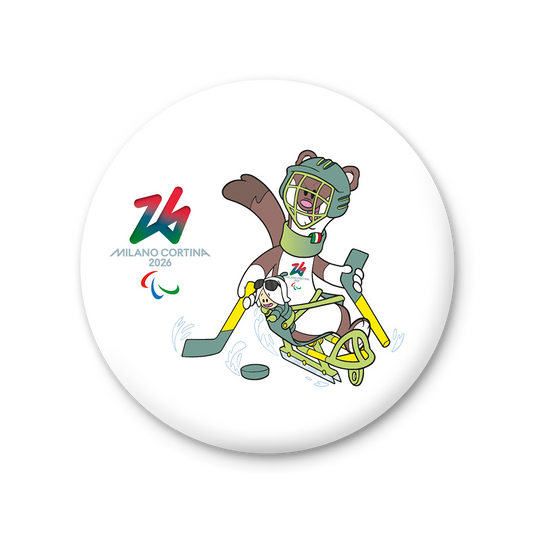 Milo & Flo -  Para Ice Hokey - Magnete Giochi Paralimpici Invernali