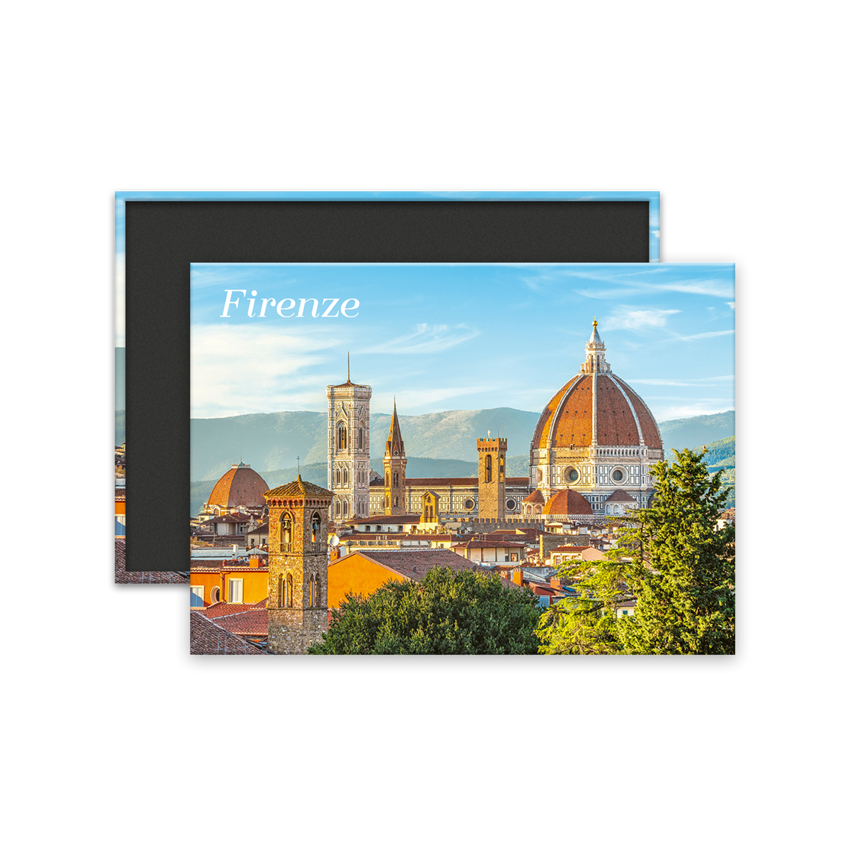 Calamita Rettangolare - Calamita Rettangolare - Toscana, Firenze, La cattedrale di Santa Maria del Fiore- Dimensioni 90x65mm