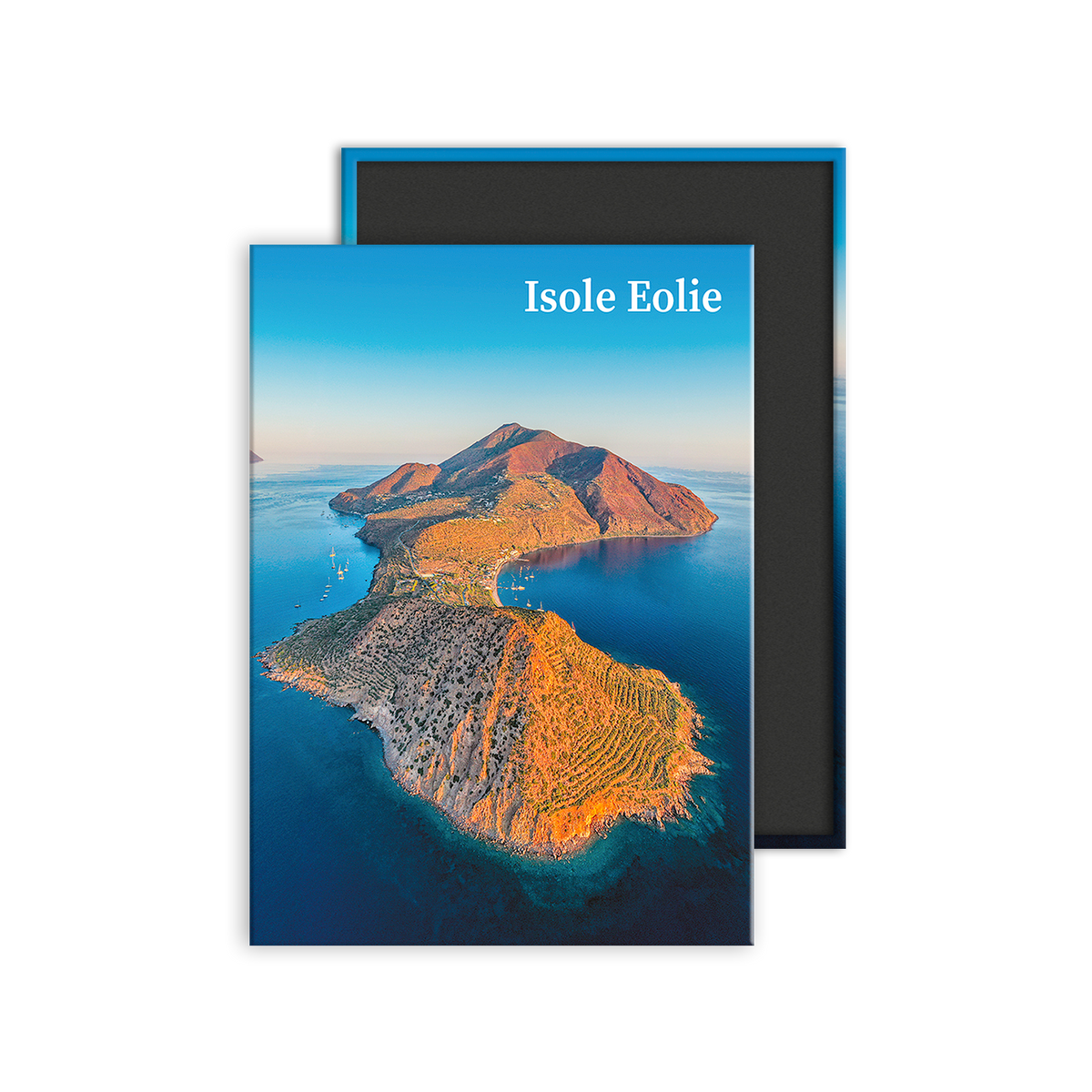 Calamita Rettangolare - Calamita Rettangolare - Sicilia, Isole Eolie - Dimensioni 90x65mm