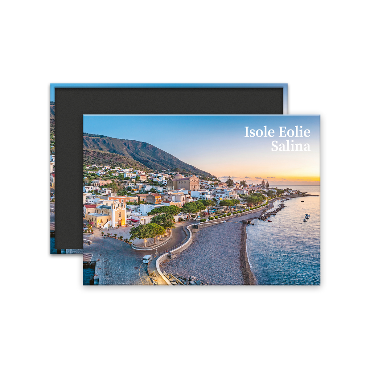 Calamita Rettangolare - Calamita Rettangolare - Sicilia, Isole Eolie, Salina - Dimensioni 90x65mm