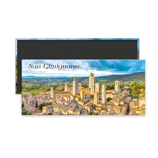 Calamita panoramica - Toscana, Siena, Val d'Elsa, San Gimignano