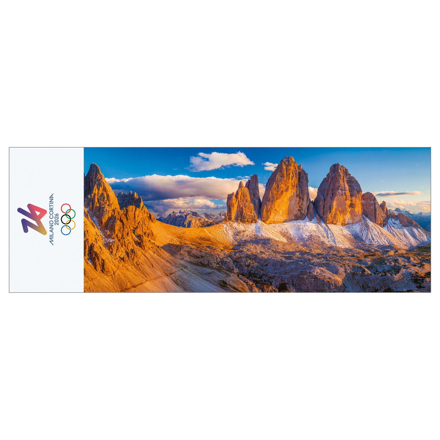 Tre Cime di Lavaredo (Drei Zinnen) - Segnalibro Giochi Olimpici Invernali