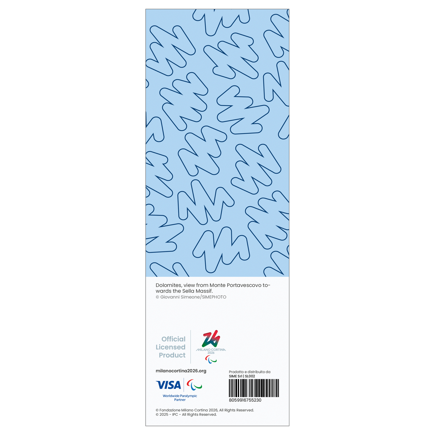 Sella Group - Winter Paralympic Games Bookmark 