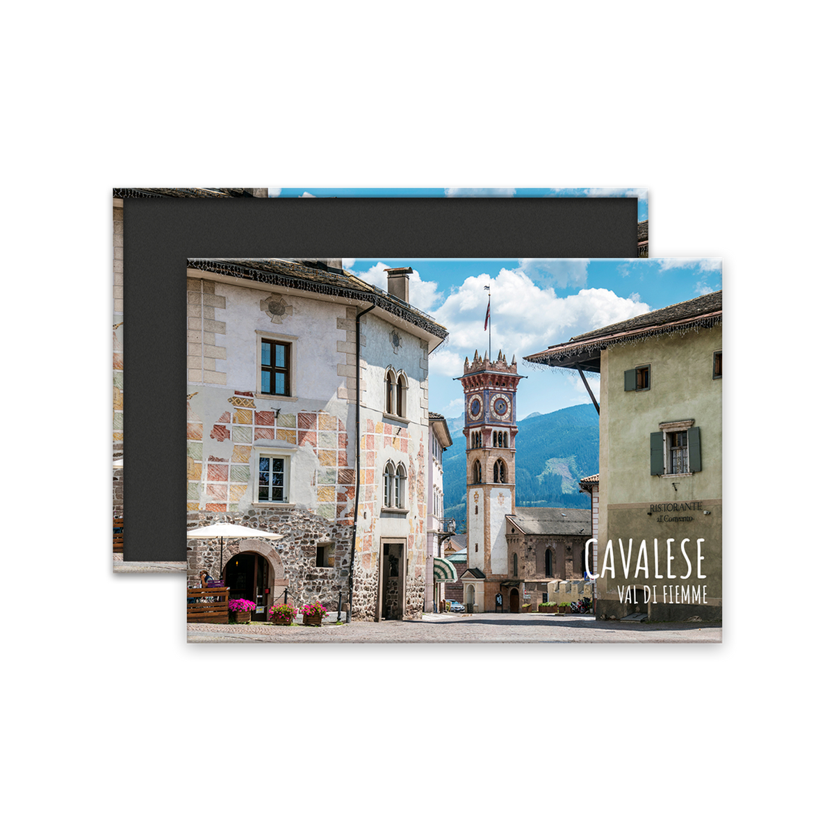 Calamita Rettangolare - Calamita Rettangolare - Trentino- Alto Adige, Val di Fiemme, Cavalese - Dimensioni 90x65mm