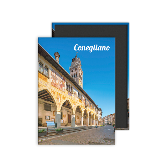 Calamita Rettangolare - Veneto, Conegliano, Via XX Settembre - Dimensioni 90x65mm
