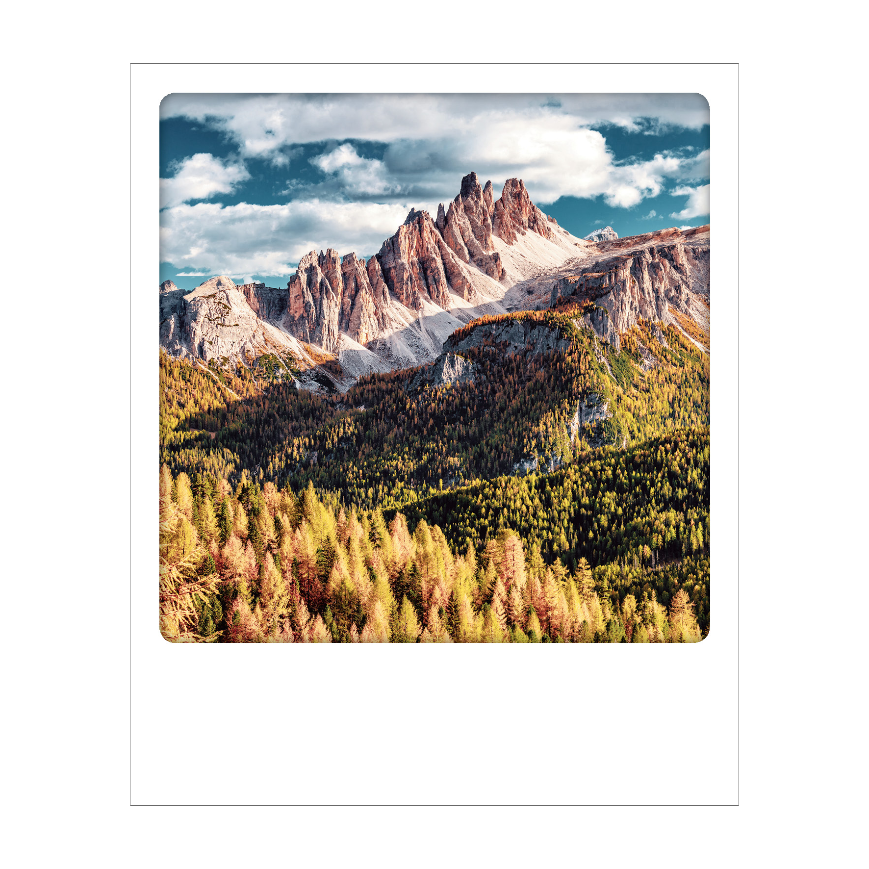 Dolomiti - Polaroid Postcard | Gadget Simebooks