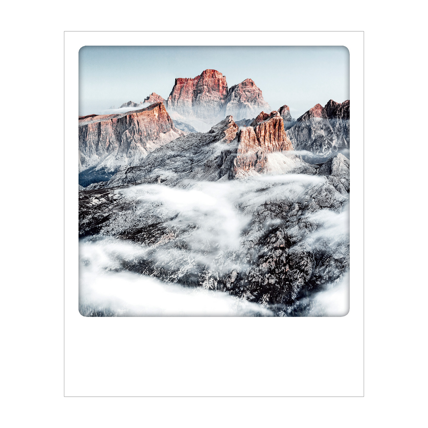 Dolomiti - Polaroid Postcard | Gadget Simebooks