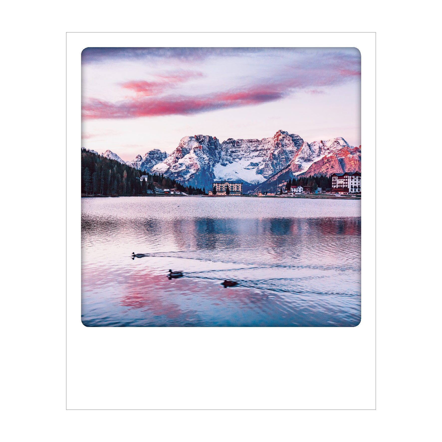 Dolomiti - Polaroid Postcard | Gadget Simebooks